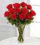 The Long Stem Red Rose Bouquet by FTD - VASE INCLUDED