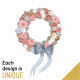 Wreath with ribbon-Mid