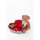 Christmas Heart with Teddy 220779