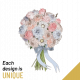 Symphathy Bouquet with Ribbon