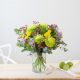 Bouquet with santini and crisantemos