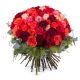 60 Short-stemmed Multicoloured Roses-Min