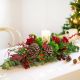 Christmas composition with candle
