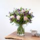 Bouquet with violet Alstroemeria and mixed flowers