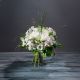 Condolence bouquet in white shades-Min
