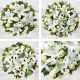 Sumptuous White Rose and Lily Bouquet