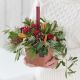 Classic Christmas Candle Arrangement.-Min