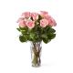 Long Stem Pink Rose Bouquet