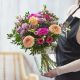 Hand-crafted Bouquet in a vase.-Min