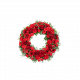 Funeral Wreath Red  with Ribbon 248037