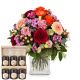 Colorful Wishes with Bee-Family honey gift set