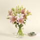 Bouquet of Lilies in pastel tones