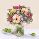 Thank you mom - Mixed bouquet in slamon pink and lilac tones