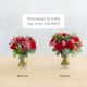 Burst of rose and champagne