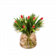 Christmas Tulips with Pine Small 920000