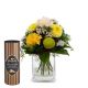 Flower bouquet Sunshine with Gottlieber cocoa almonds