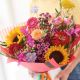 Vibrant Sunset Trending Bouquet Without Lilies.