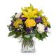 Flower bouquet 'Summer Sunshine with Lilies'