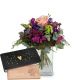 Flower bouquet 'Sweet Day' with Munz bar of chocolate 'Heart