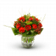 Stylish red bouquet