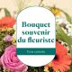 Funeral florist bouquet - multicolored