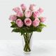 Send 12-Pink-Roses-in-Vase-Max to Malawi