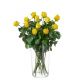 send 12-yellow-roses-Mid to Austria