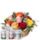 Send A-Basket-Full-of-Roses-with-Gottlieber-tea-gift-set to Liechtenstein