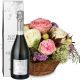 Send A-Basket-full-of-Poetry-with-Roses-and-Prosecco-Albino-Armani-DOC-75cl to Liechtenstein