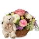 Send A-Basket-full-of-Poetry-with-Roses-with-teddy-bear-white to Switzerland