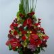 Send Arrangement-of-Cut-Flowers-in-reds to Hong Kong SAR China