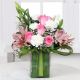 Send Assorted-Fresh-Flowers-in-a-Vase to India