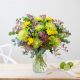 Send Bouquet-with-santini-and-crisantemos to Spain
