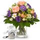Send Cheerful-Spring-Bouquet-incl-Key-Ring-with-112-Swarovski-crystals to Liechtenstein