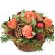 Send Christmas-Basket-with-Roses to Austria