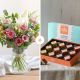 Send Enamorados-bouquet-with-Trapa-Chocolate-Box-Min to Spain
