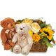 Send Enchantment-of-Nature-with-two-teddy-bears-white-brown to Switzerland