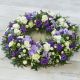 Send Extra-Large-Scented-Blue-Wreath-Min to Ireland