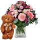 Send Fairy-Tale-in-Pink-with-teddy-bear-brown to Liechtenstein