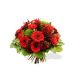 Send Funeral-bouquet-of-mixed-flowers-in-red-colour-without-vase-Mid to Luxembourg