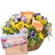 Send Gift-of-Spring-with-bar-of-chocolate-Happy-Birthday to Switzerland