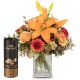 Send Harmony-of-Lilies-with-Gottlieber-cocoa-almonds to Liechtenstein