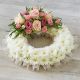 Send Large-Traditional-Pink-Wreath to United Kingdom