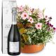 Send Loving-Outdoor-Flower-Bowl-with-Prosecco-Albino-Armani-DOC-75cl to Switzerland