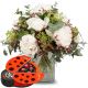Send Magical-Peonies-with-chocolate-ladybird to Switzerland