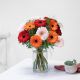 Send Multicolor-bouquet-of-gerberas-classic-and-cheerful-Min to Spain