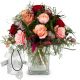 Send Romantic-Roses-with-Swarovski-crystal-heart to Liechtenstein