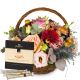 Send Romantic-Seasonal-Basket-with-Gottlieber-Hppen-Special-Edition-for-Fleurop to Liechtenstein