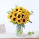 Send Sunflowers-bouquet to Portugal