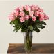 Send The-Long-Stem-Pink-Rose-Bouquet-by-FTD-Max to Mexico